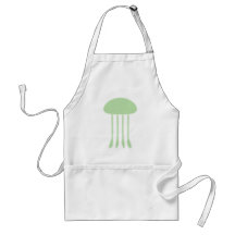 Green Jellyfish Apron