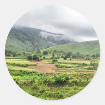 Green Landscape Stickers