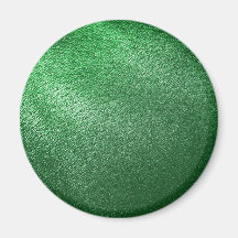 Green Leather Look Fridge Magnets