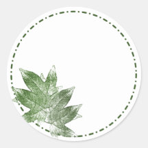 Green Leaves Stickers