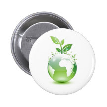 Green Life Button