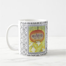 'Green Light' watercolor on  Coffe Mug