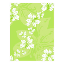 Green Lilly Postcard