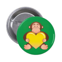 Green Monty Button buttons