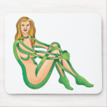 Green Mother Mousepads