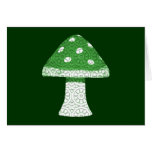 Green Mushroom Card