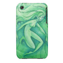 Green Nature Elemental Fairy Custom iPhone 3 Case