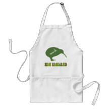Green New Zealand Kiwi Cooking Apron