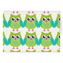 Green Owls Gift Cards