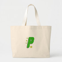 green P monogram Canvas Bags