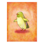 Green Penguin Postcatd Postcard