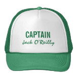 Green Personalized Captain Hat