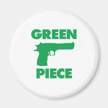 Green Piece Magnet