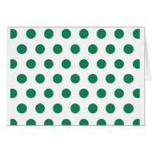Green Polka Dots Cards