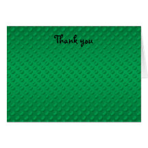 Green polka dots on green background greeting cards