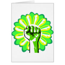 Green Power Greeting Cards
