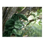 Green Quad Stare Transylvania Spider Post Card