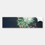 Green Raining Gold Bumper Sticker