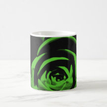 Green Rose Mug