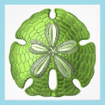 Green Sand Dollar Invitation invitations