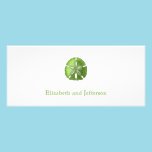Green Sand Dollar Modern Wedding Invitation invitations