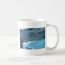 Green Sands Beach Hawaii Coffee Mugs