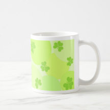 Green shamrocks - Mug