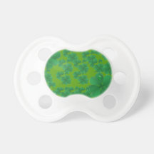 Green Shamrocks Pacifier
