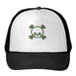 Green Skull Mesh Hat