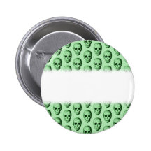 Green Skulls Pattern. Pins