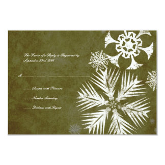 Victorian christmas wedding invitations