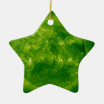 Green Star Blue Star Christmas Ornament