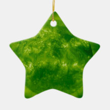 GREEN Star RED Star Ornament