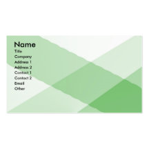 Green stripes business cards