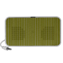 Green Stripes Notebook Speakers