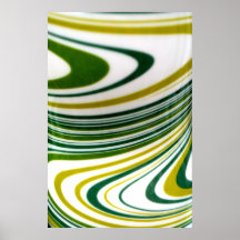 Green Swirl Canvas Print