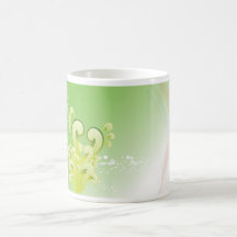 Green Swirls Mug