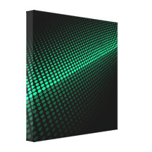 Green Tiles Canvas Print
