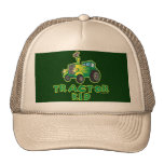 Green Tractor Kid Trucker Hats