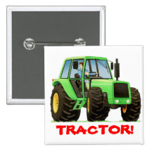 Green Tractor Pins