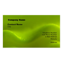 Green Wave Dream Business Card Template