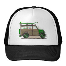 Green Woody Wagon Hats