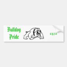 Greenfield Bulldogs Bumper Stickers