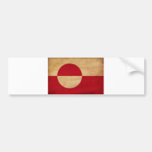 Greenland Flag Bumper Stickers