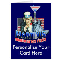 Greeting Card - Martinis Should be Tax Free