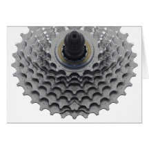 Greeting Card with Bike Sprocket