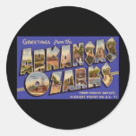 Greetings from Arkansas Ozarks Stickers