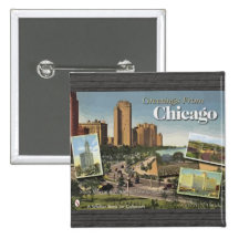 Greetings from Chicago Pins