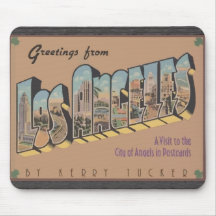 Greetings From Los Angeles, Vintage Mouse Pads