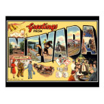 Greetings from Nevada Vintage Postcard